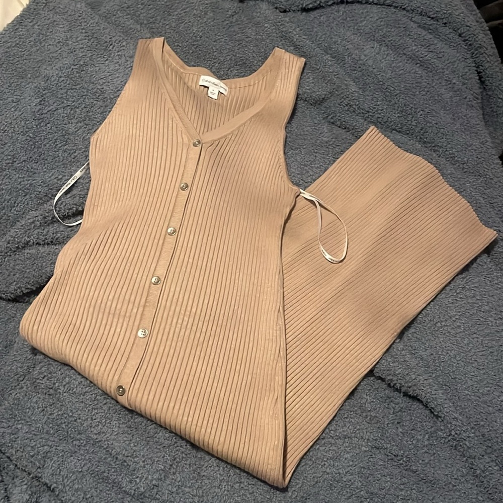 Fitted knit Calvin Klein dress